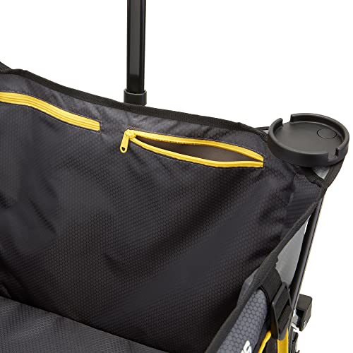 Gorilla Carts Collapsible Folding Outdoor Utility Wagon, 7 Cu Ft, Gray - color: Gray