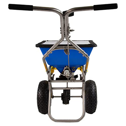 Spyker Winter Weather De-Icing Kit: Ergo-Pro 50 Pound Winter Spreader with 5 Pound Handheld Spreader