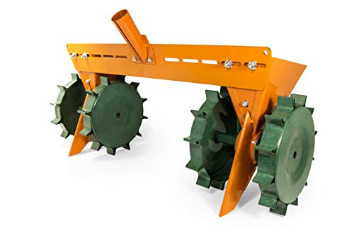 Varomorus Corn Beans Vegetable Metal Seeder 2-Row Manual Onion Radish Beets (2-Row) - size: 2-ROW