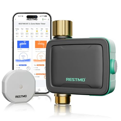 RESTMO WiFi Smart Sprinkler Timer with APP Remote Control for Garden Hose - color: 1 Zone-wifi Connection, size: 1 Pack
