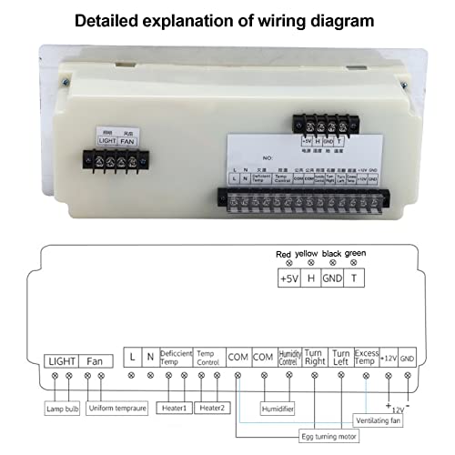 110V Egg Incubator Controller XM18D Digital Temperature Humidity Controller