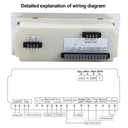 110V Egg Incubator Controller XM18D Digital Temperature Humidity Controller