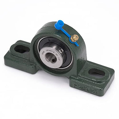 XIKE 2 Pcs UCP201-8 Bore 1/2" Pillow Block Mounted Ball Bearings. - size: UCP201-8 Bore 1/2"