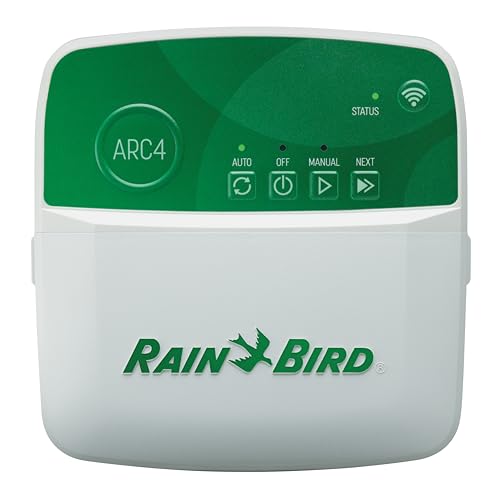 Rain Bird ARC4 Irrigation Controller, Smart WiFi, Indoor, 4-Station - style: Indoor 4-Station