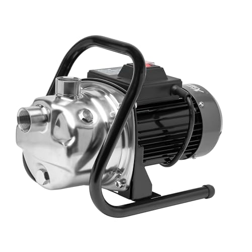 XtremepowerUS 1HP Portable Shallow Well Pump Water Transfer Pump 930GPH Pressure Booster Pump Irrigation Lawn Farm Water Removal - size: 1.0 HP Portable