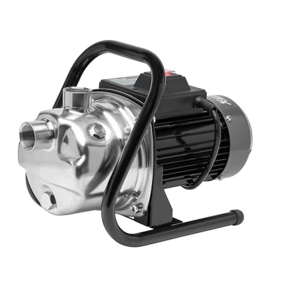 XtremepowerUS 1HP Portable Shallow Well Pump Water Transfer Pump 930GPH Pressure Booster Pump Irrigation Lawn Farm Water Removal - size: 1.0 HP Portable