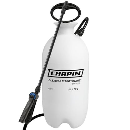 CHAPIN 22074 2-Gallon Bleach Pump Sprayer for Cleaning & Disinfecting - size: 2-Gallon