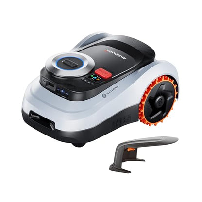 Segway Navimow i215 LiDAR Robot Lawn Mower Wire Free with Garage M, LiDAR & Vision Dual Fusion, Auto Mapping, Off-Road Wheels for 45% Slopes, Covers 0.37 Acre (Garage Shipped Separately) - style: i215 LiDAR + Garage M