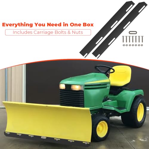 MOTOQUEEN for John Deere 46 Inch Snow Plow Poly Cutting Edge Scraper Strap - size: 46 Inch