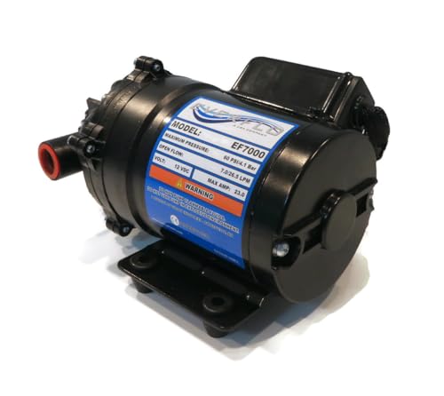EVERFLO 12 Volt 7.0 GPM Diaphragm Water Pump 60 psi Lawn Sprayers, Boats, RV's