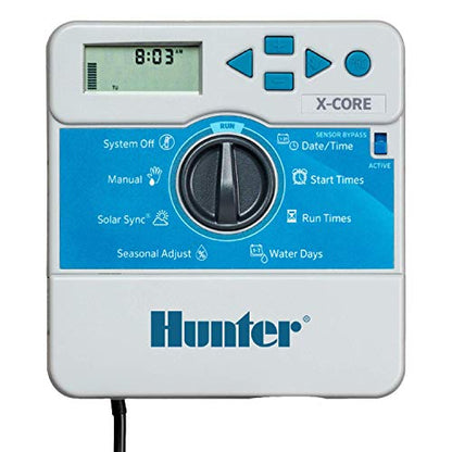 Hunter X-Core XC600i Indoor Sprinkler Timer, 6 Zone Irrigation Controller