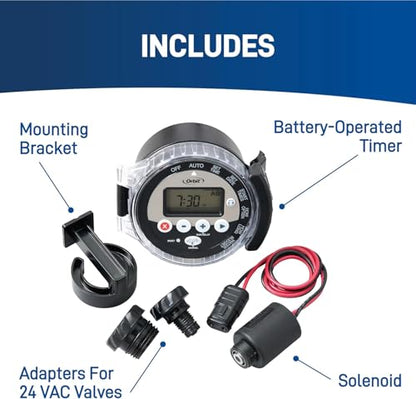 2-Pack Orbit 57865 Battery-Operated Sprinkler Timer - Convenient Automated Watering Device ( 2 Total timers ) - size: 2-Pack Battery-Powered Water Sprinkler Controller