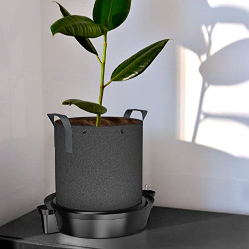 AC Infinity Self-Watering Fabric Pot Base, 4-Pack Auto-Irrigation Water - size: Standard