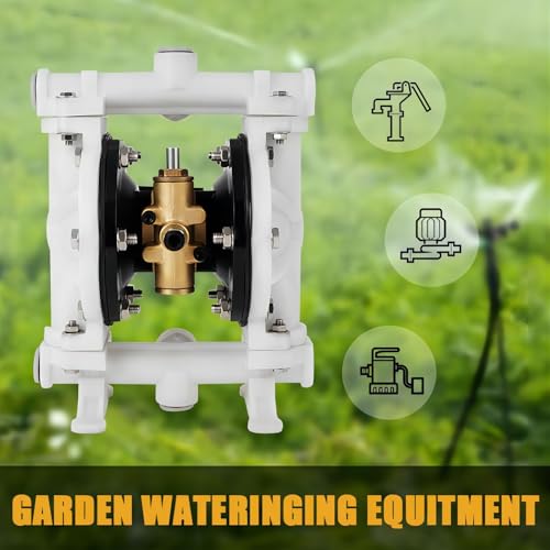 AODD Pump 1/2 Inch, 12 GPM Air Operated Diaphragm Pump Industrial Transfer