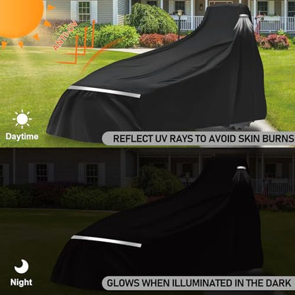 Waterproof Tractors Cover Replace for John Deere 1,2,3 Series 1025R/Kubota - size: Without Backhoe