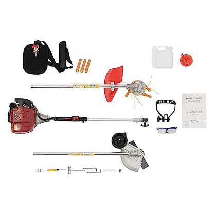 2 in 1 4-Cycle 1HP 36CC Weed Eater Gas Powered Grass Edger String Trimmer - size: 4-Stroke Engine, 36CC
