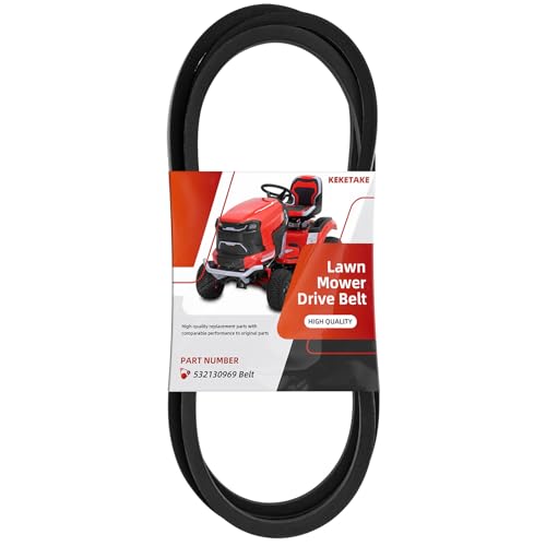 130969 532130969 Drive Belt 1/2" x 92-1/2" for Craftsman Husqvarna 42'' Deck Riding Mower, John Deere LT150 LT160 LT170 LT180 X300 X320 X360 Tractor, Replaces 532130969 592855201 21546080 M144044 - color: 532130969