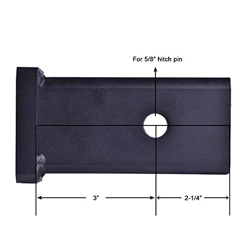 84028 Towever Trailer Hitch Adapter for Class V Duty Hitch Reducer 2.5 to 2 inches Sleeve
