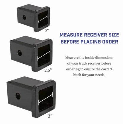 GEN-Y Hitch Tow Hitch with Dual-Ball & Pintle Lock for 2" Receiver - 17.5" Drop with 8 Adjustable Positions, 10,000 LBS Towing Capacity, 1,500 LB Tongue Weight, Silver - size: 17.5" Drop