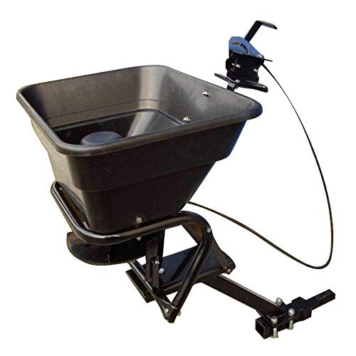 Field Tuff 12V ATV Hitch Mount Receiver 80 Pound Fertilizer Spreader (2 Pack)