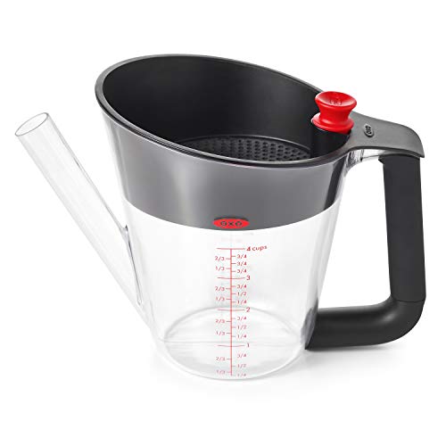 OXO Good Grips 4 Cup Fat Separator, Clear - size: One Size, style: 4 Cup