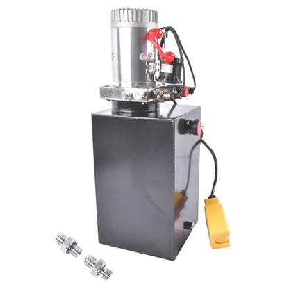 15 Quart Double Acting Hydraulic Power Unit, 12V DC, 3200 PSI - color: Double Acting, size: 15 Quart