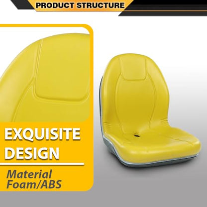 CNNELL Tractor Seat Fit John Deere Compact Utility Tractors: 655, 755, 756