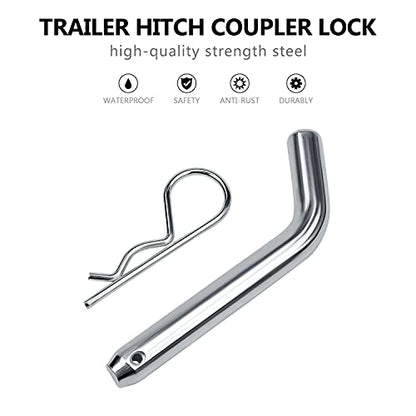 Cenipar Trailer Hitch Pin & Clip with Grooved Head, 5/8-in Diameter, Fits 2 or 2-1/2-in Receiver
