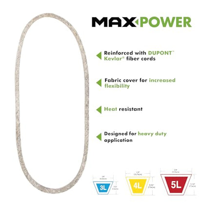 Maxpower 347574 Premium Belt 5/8" x 29" - size: 5/8" x 29"