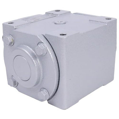 40 HP Right Angle Bevel Gearbox 19455-SR-KW-KW-GR with 2 Keyed Shafts 1:1