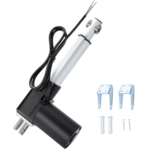 JQDML 4 Inch Stroke 1700 lbs Heavy Duty Linear Actuator 12V - size: 4"