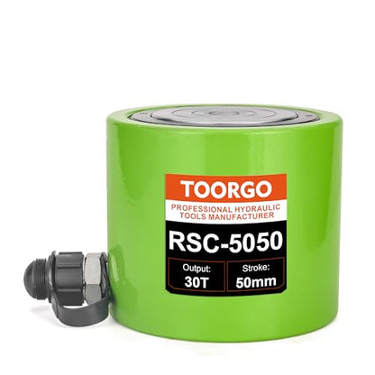50 Ton Hydraulic Lifting Cylinder, 2” Stroke Hydraulic Ram Jack, - style: 50T
