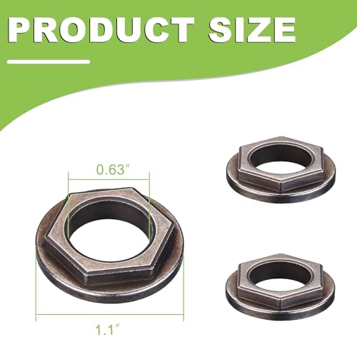3 Pack 741-0656 Hex Flange Bearing for Cub Cadet Troy Bilt 941-0656A