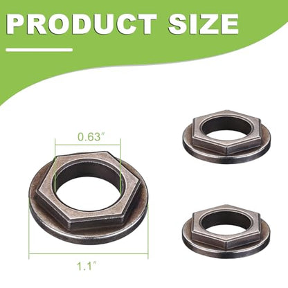 3 Pack 741-0656 Hex Flange Bearing for Cub Cadet Troy Bilt 941-0656A
