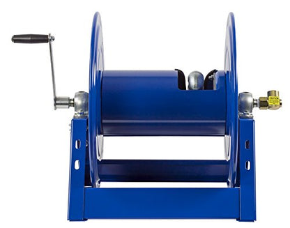 Coxreels 1125-4-500 Steel Hand Crank Hose Reel | Steel Hose Reel | 1/2 x 500' | 17.63”x41.5”x18.75” - size: 1/2" x 500'
