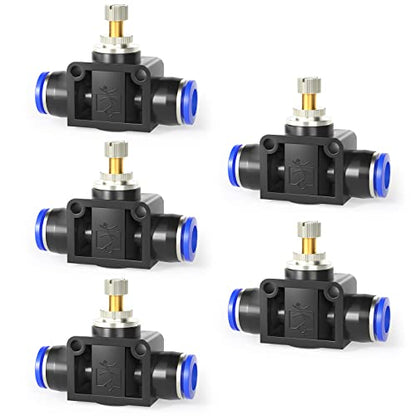 TAILONZ 6mm SCF-6 Flow Control Valve 1pcs - size: 6mm/Blue/1PCS