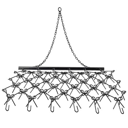 5x4.5FT Steel Drag Harrow Field Leveling Chain Rake for ATV UTV Black - size: 5x4.5ft