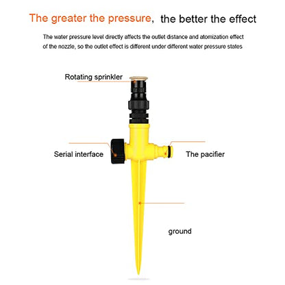 360° Rotation Auto Irrigation System Garden Lawn Sprinkler Patio - color: 5 PCS