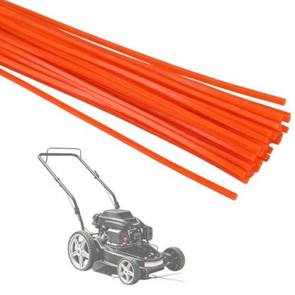 42 Pcs 0.155" x 18.5" Pre-Cut Trimmer Line for Walk Behind String Trimmers
