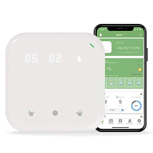 Netro Spark 8 Zone Smart Sprinkler Controller ‌Touch Buttons WiFi App-Based
