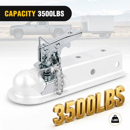 Nilight 2" Trailer Coupler Repair Kit with Chain 3500 lb Capacity - color: 2"/3500LBS