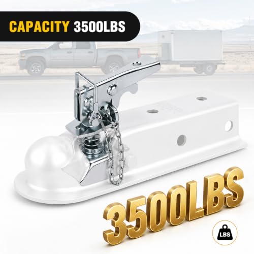 Nilight 2" Trailer Coupler Repair Kit with Chain 3500 lb Capacity - color: 2"/3500LBS