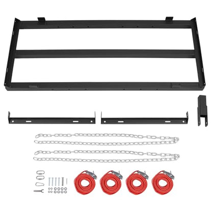 4FT Drag Harrow Driveway Grader Tow Behind Drag Lawn Leveling Rake