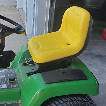 E-420-182 DirectFit™ Yellow Seat for John Deere 325 (S/N 70001>), 335 (S/N 70001>), 345 (S/N 70001>), 355D, GT225, GT235, GT235E, LX255, LX277, LX279, LX288, GT245, GX255, GX325, +++