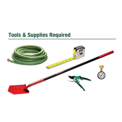 Rain Bird 32HE Professional Pop-Up Sprinkler, Click-N-Go - style: Pro Rotor In-Ground Sprinkler System Kit