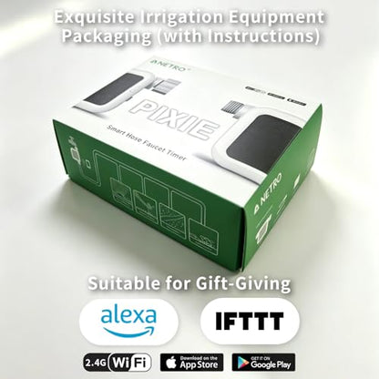 Netro Solar Powered Sprinkler Timer for Garden Hose 2.4G WiFi APP Control