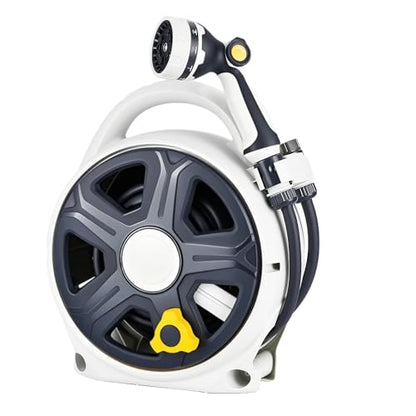 Retractable Garden Hose Reel, 1/2” x 60 ft Portable Hose Reel