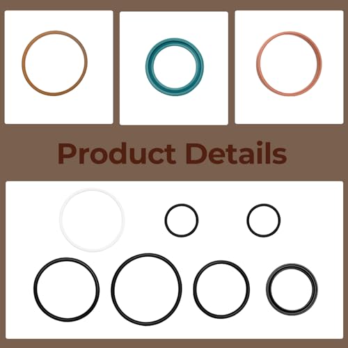 7J268-64400 Cylinder Seal Kit Compatible with Kubota L39, L4330DT, L4630DT, L5030GST, LA853, TL1000 Hydraulic Cylinder Oil Seals for Tractor & Front Loaders