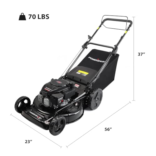 PowerSmart 22-Inch 170cc Self Propelled Gas Lawn Mower