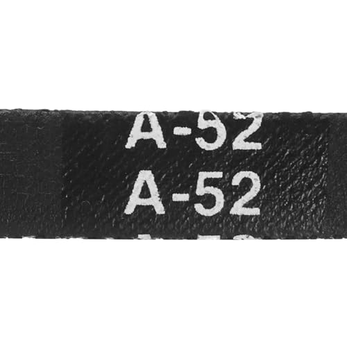 uxcell 3pcs A52 or 4L540 Classic Wrapped Rubber V-Belt, 52"(1320mm) Inside Circumference, A Profile V Belt - size: A52